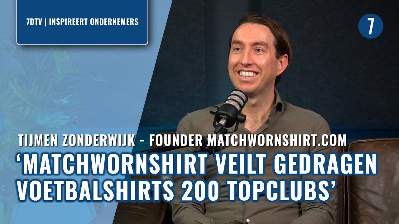 'RONALDO shirt werd geveild voor 42.000 EURO' | Tijmen Zonderwijk (MatchWornShirt) | 7DTV